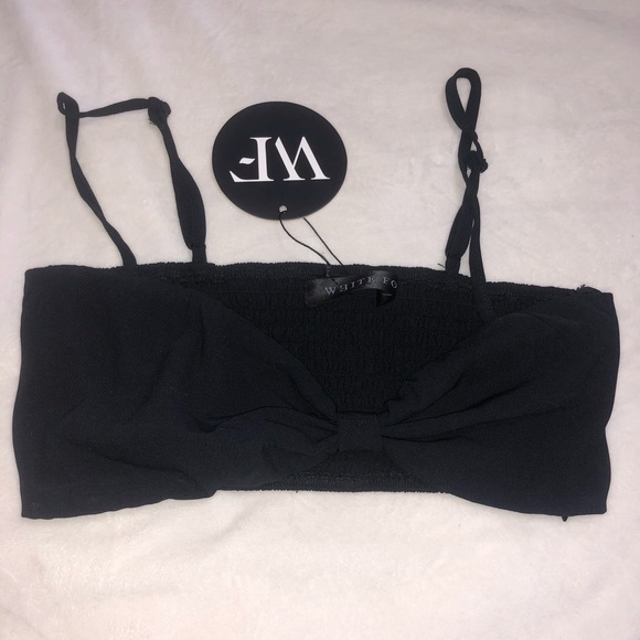 White Fox Sian Crop Black - Picture 4 of 4